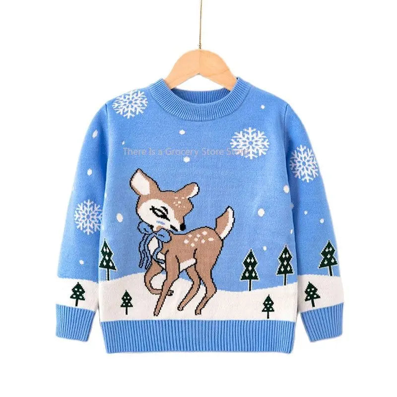 Pull de Noël enfant chaud