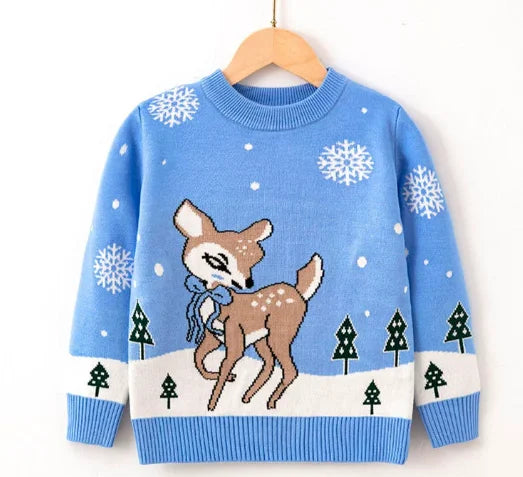 Pull de Noël enfant chaud