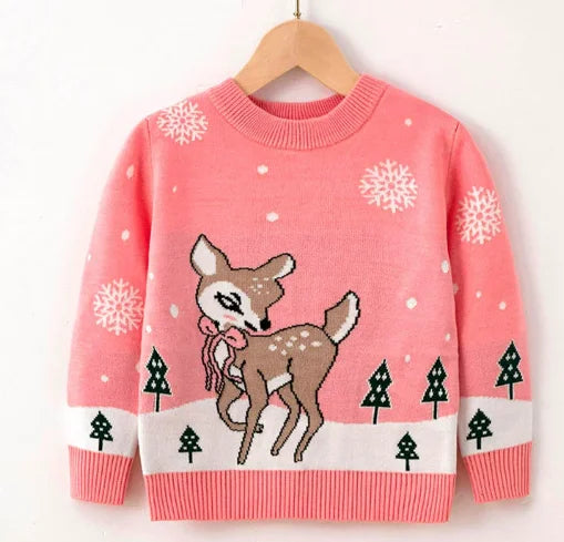 Pull de Noël enfant chaud