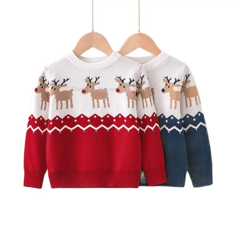 Pull de Noël enfant chaud