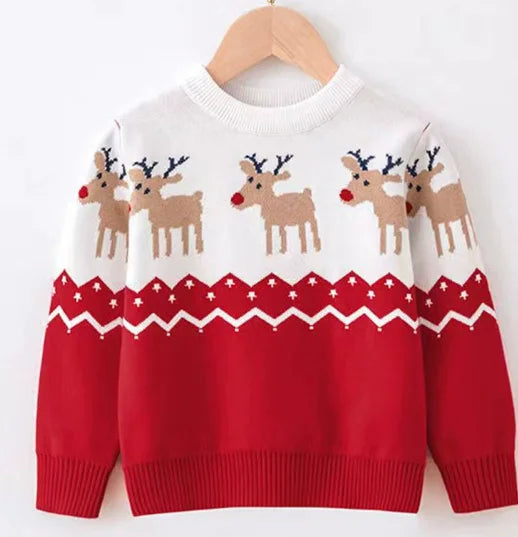 Pull de Noël enfant chaud