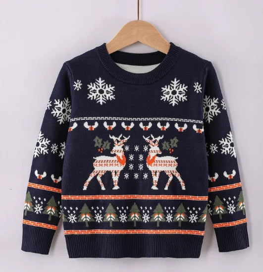Pull de Noël enfant chaud